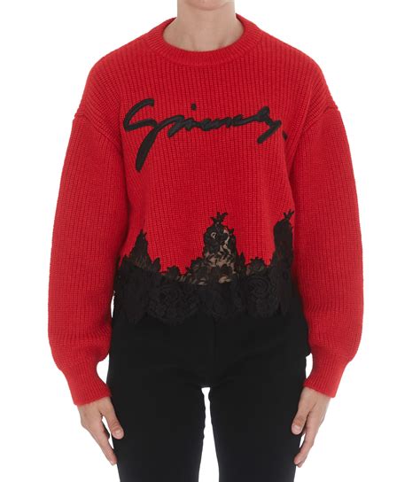 givenchy red logo sweater|Givenchy sweaters for women.